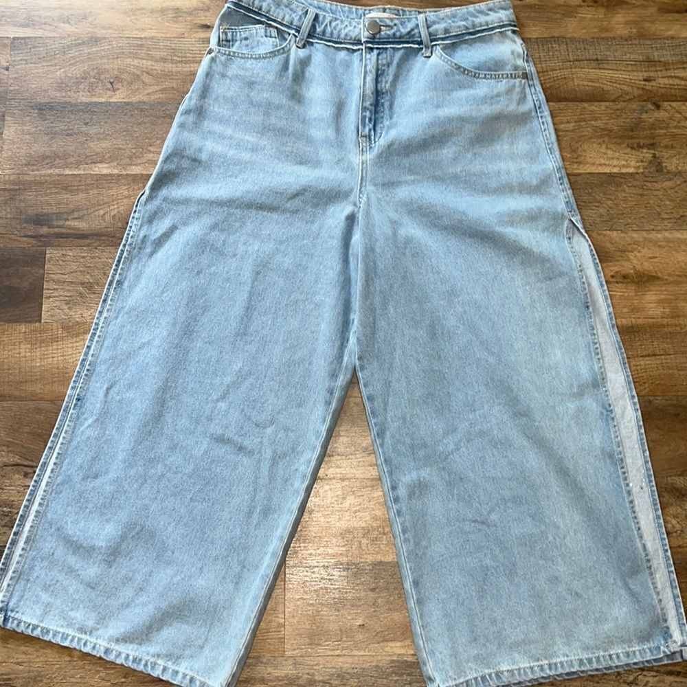 GB jeans with large slits up sides